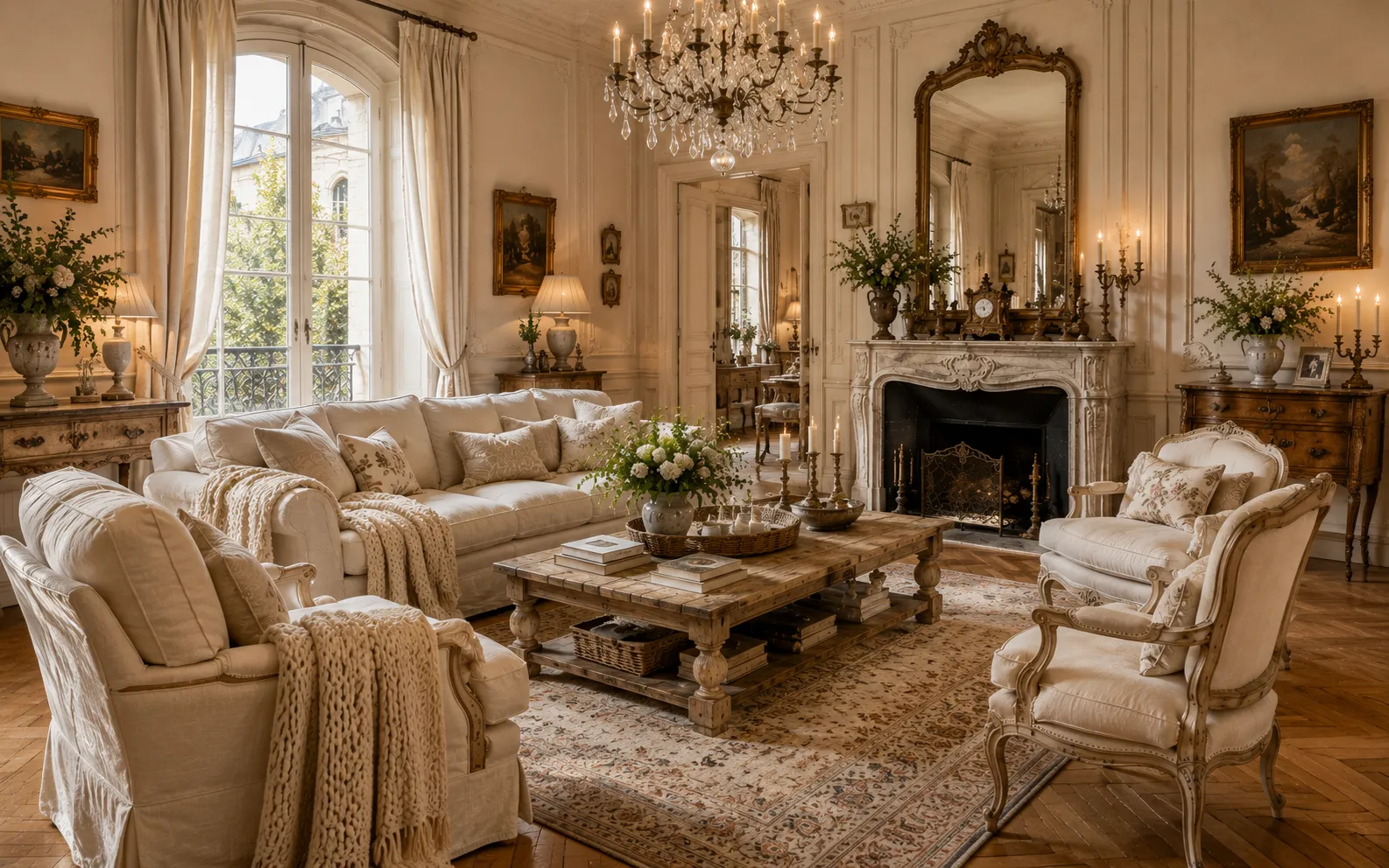 french living room ideas