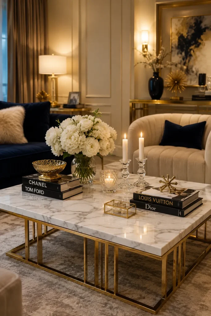 Glam Living Room Ideas
