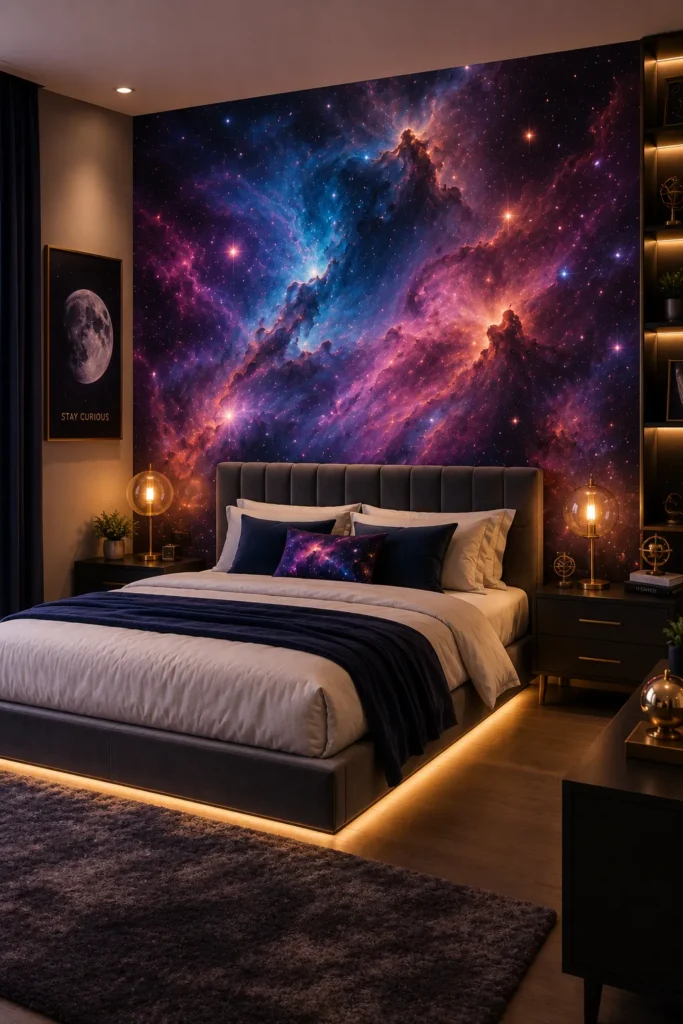 Nebula Mural Feature Wall