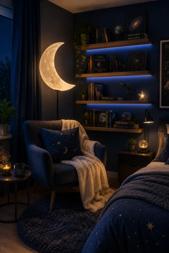 Space-Inspired Reading Nook