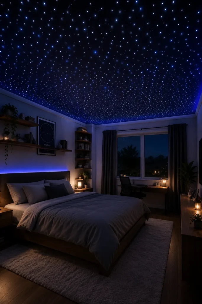 Starry Ceiling with LED Lights