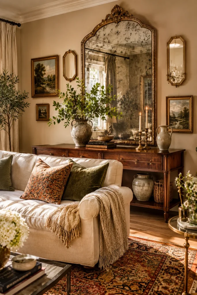 Antique Mirror Display