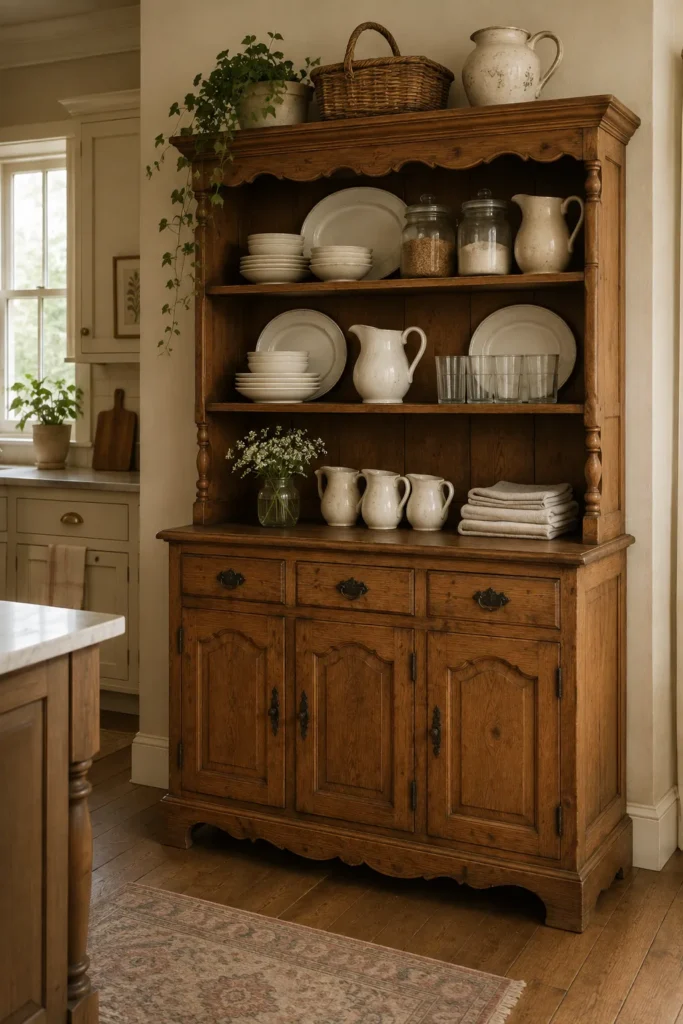 Antique Wooden Hutch