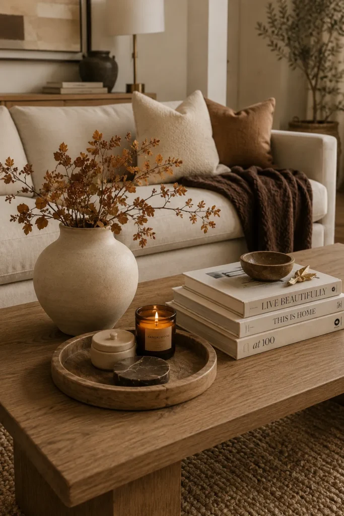 Autumn-Inspired Coffee Table