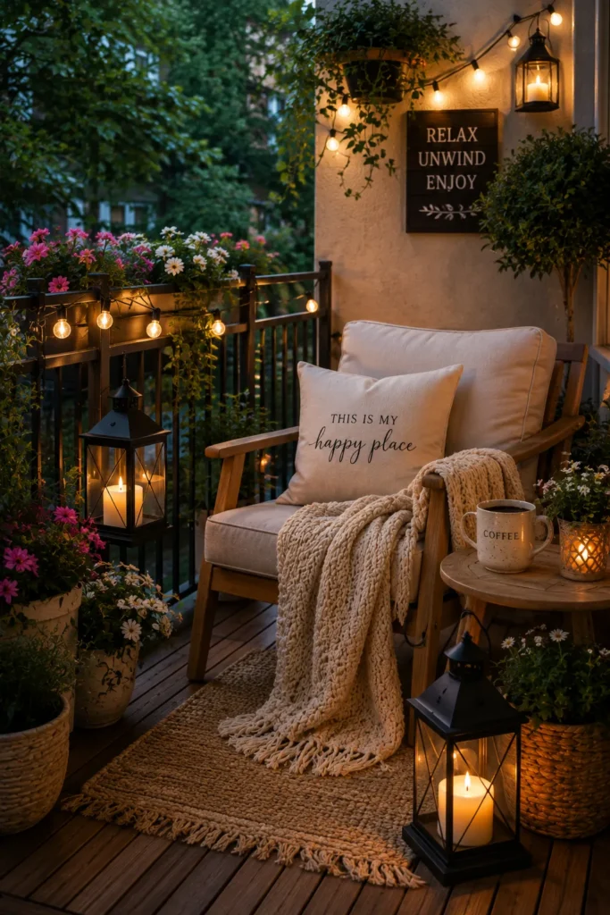 Balcony Cozy Escape