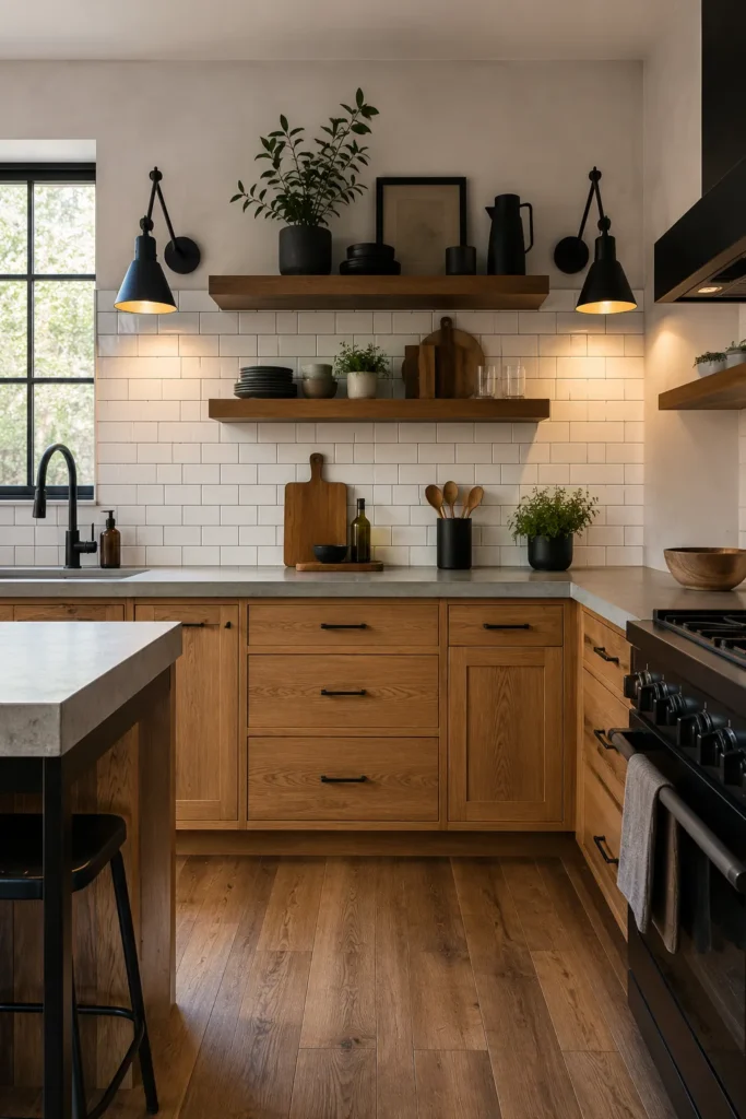Black Industrial Sconces