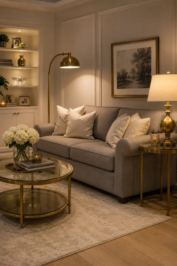 Brass Lighting Details