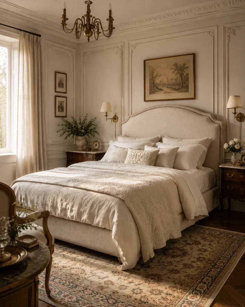 Classic European-Inspired Bedroom