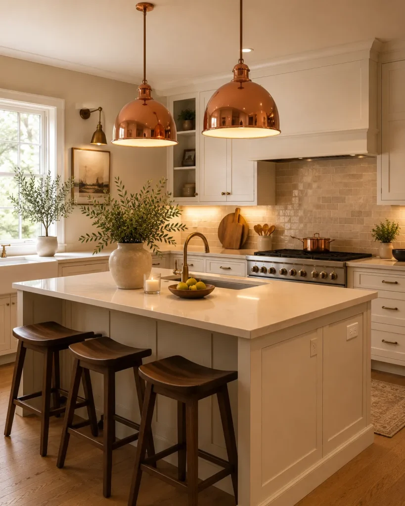 Copper Dome Pendants