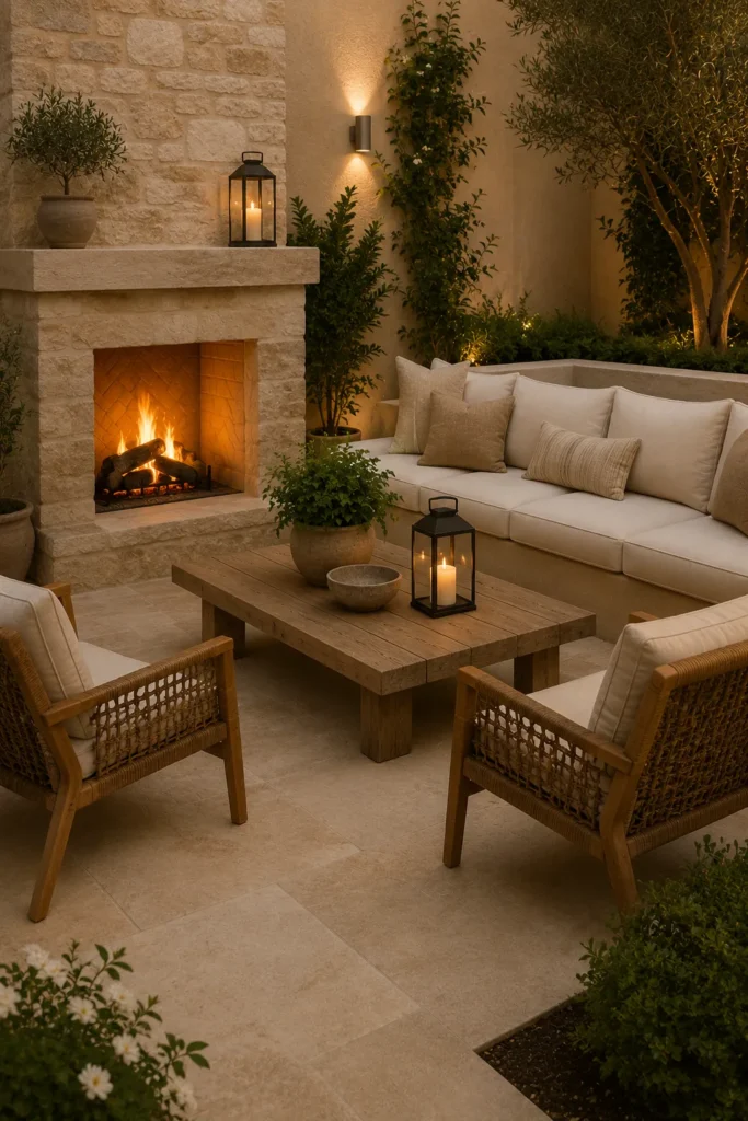 Cozy Corner Fireplace