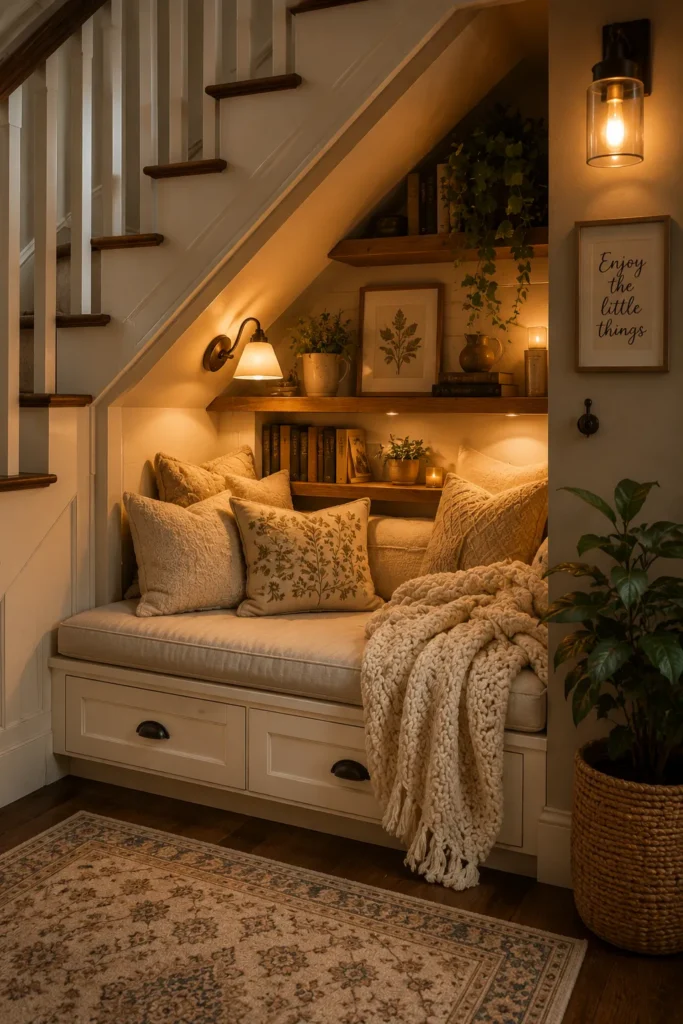 Cozy Corner Under the Stairs