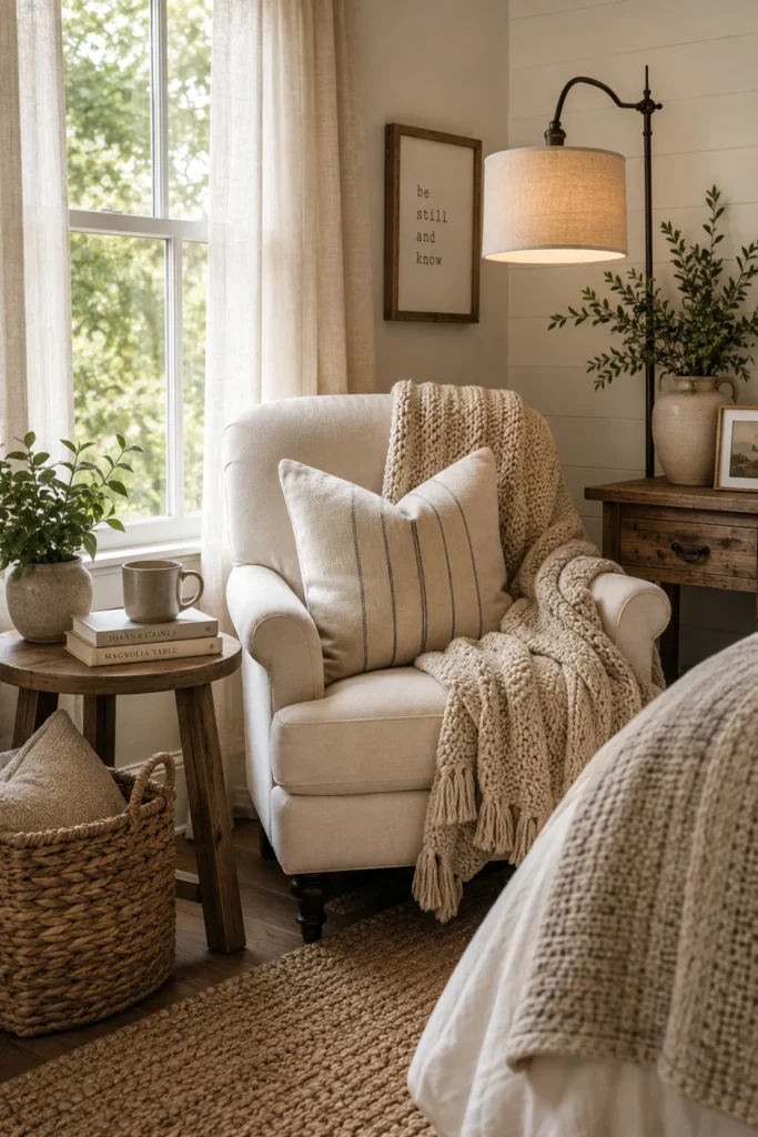 Cozy Reading Nook by the Window