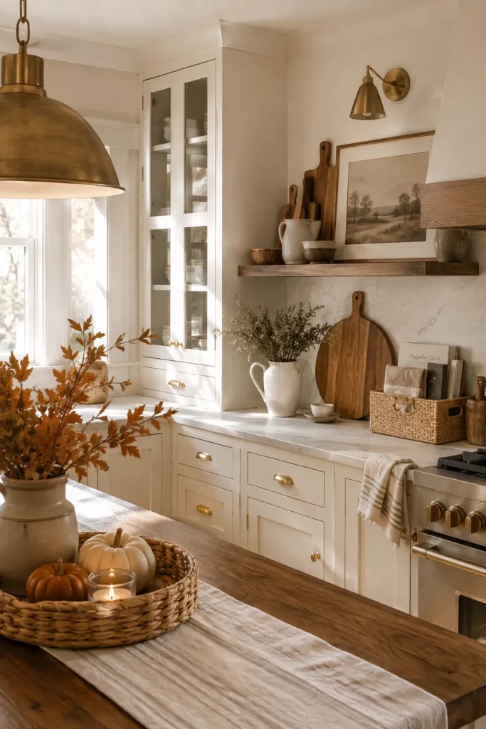 Cream and Wood Kitchen