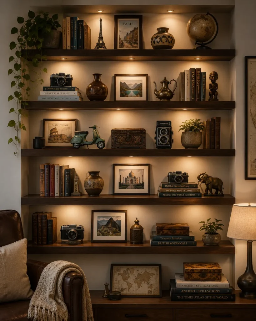 Curated Travel Souvenirs and Decorative Objects
