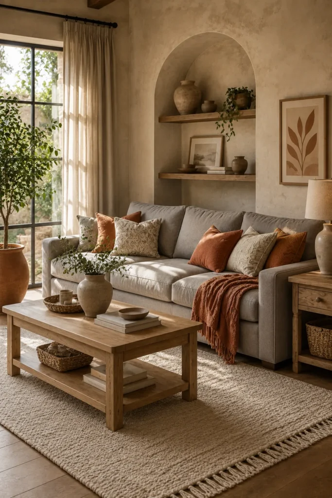 Earthy Terracotta Accents