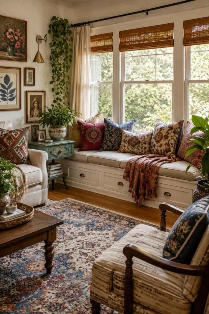 Eclectic Window Seating
