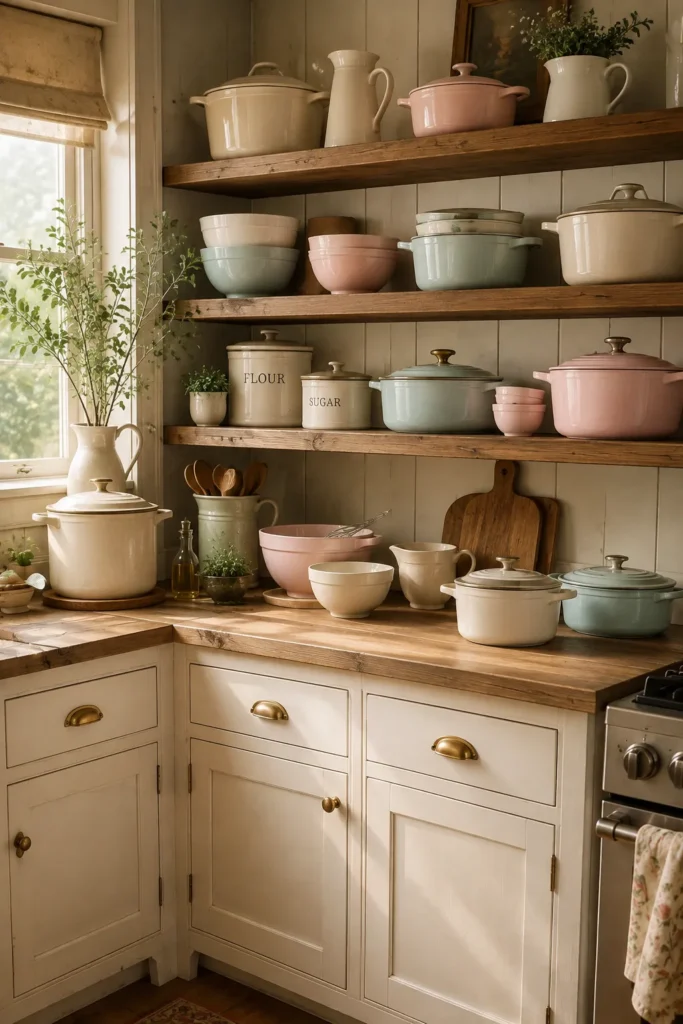 Enamel Cookware Display