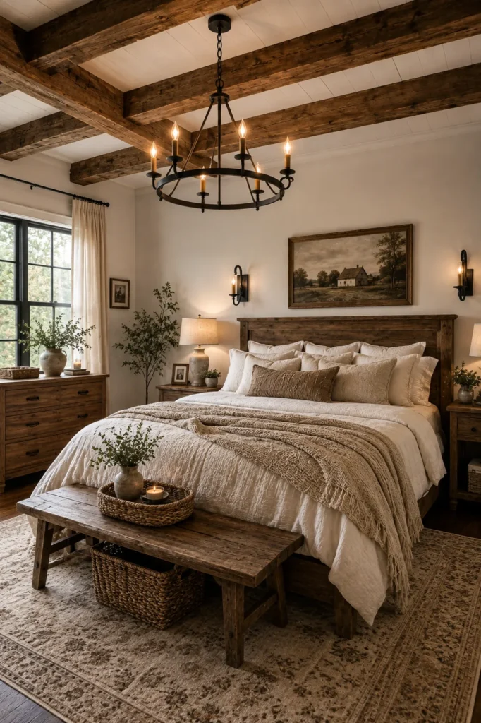 Farmhouse Chandelier as a Statement Piece