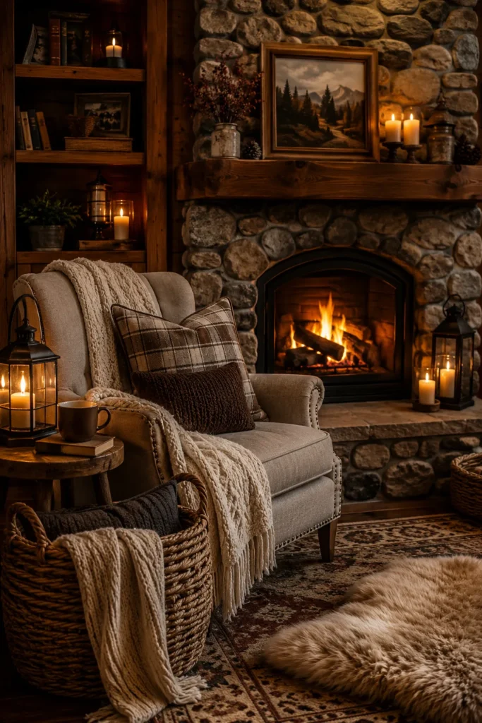 Fireplace Lounge Corner