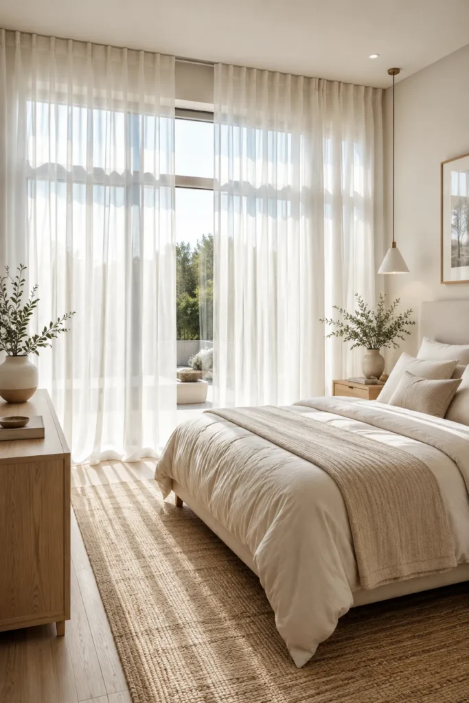 Floor-to-Ceiling Sheer Curtains