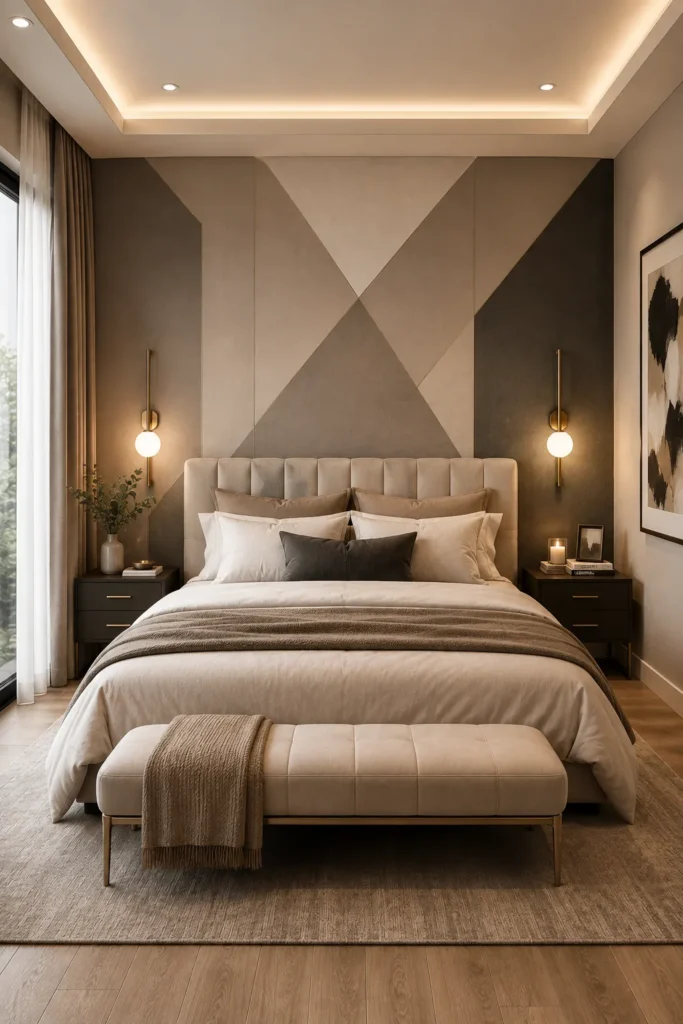 Geometric Accent Wall