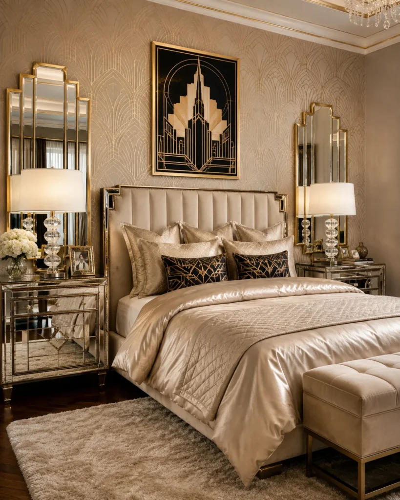 Mirrored Nightstands