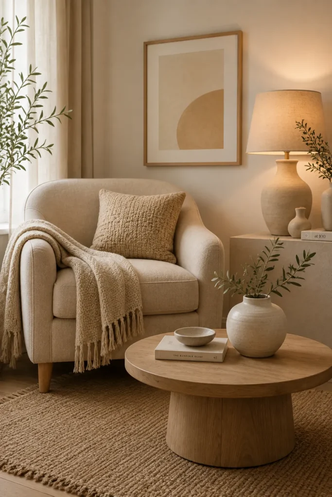 Neutral Minimalist Corner