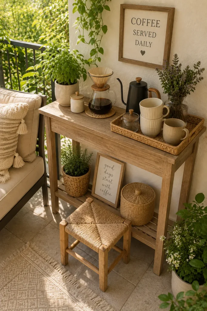 Outdoor Coffee Station