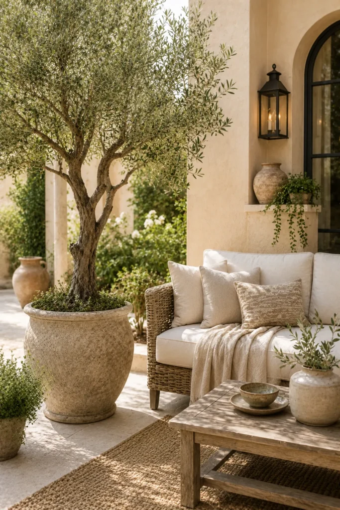 Potted Olive Tree
