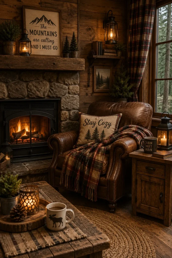 Rustic Cabin Corner