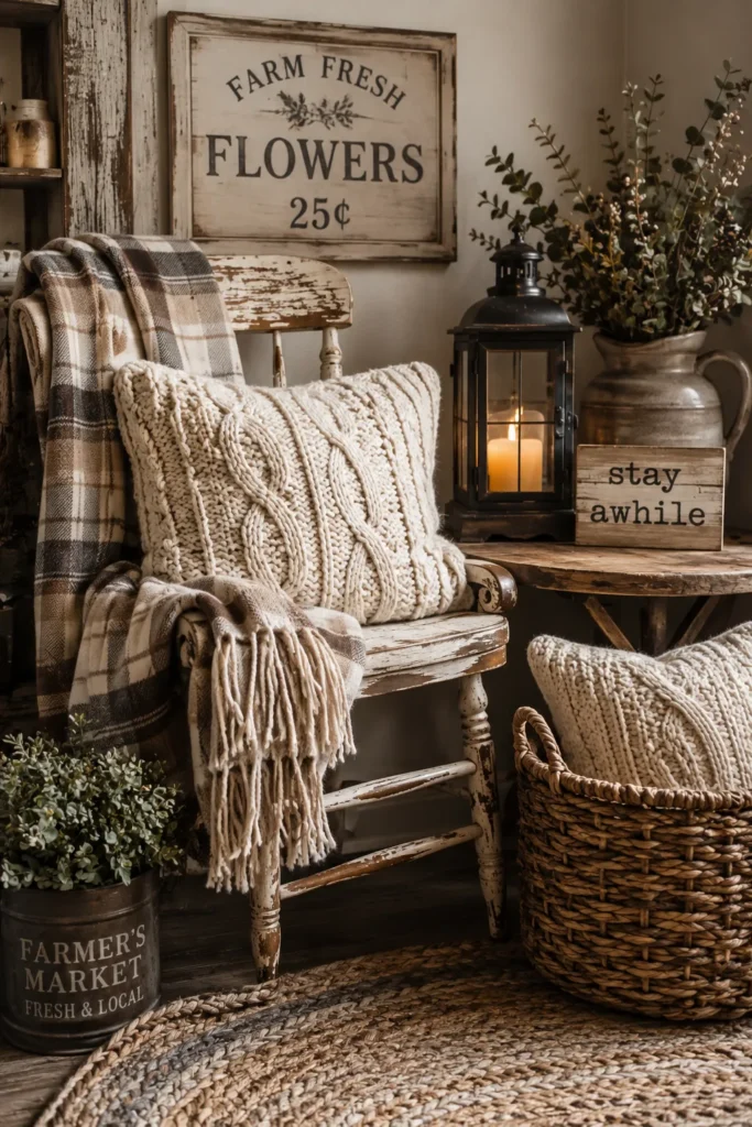 Rustic Farmhouse Corner