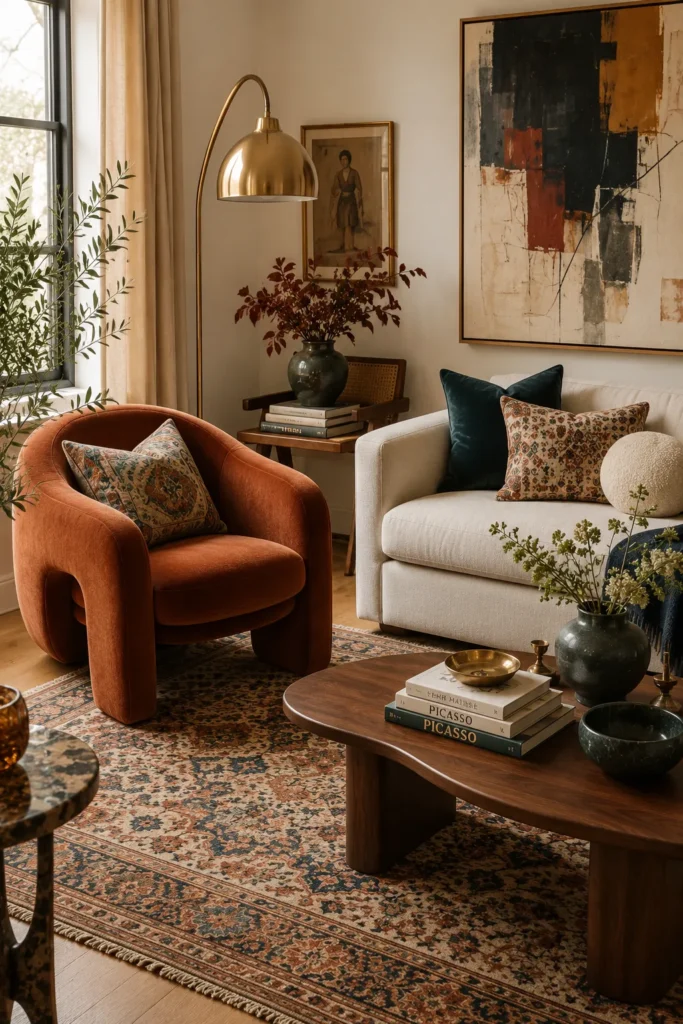 Sculptural Accent Chair