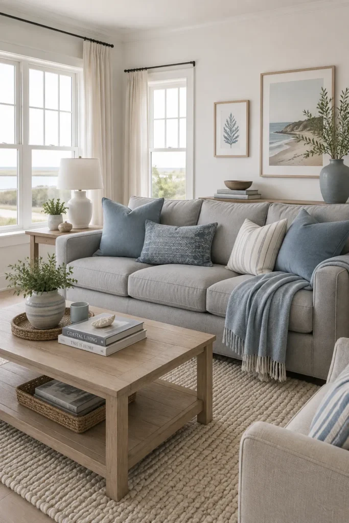 Soft Blue Accents