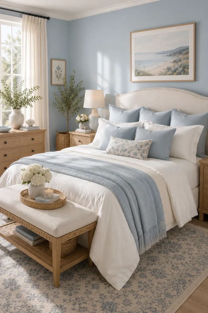 Soft Blue Bedroom