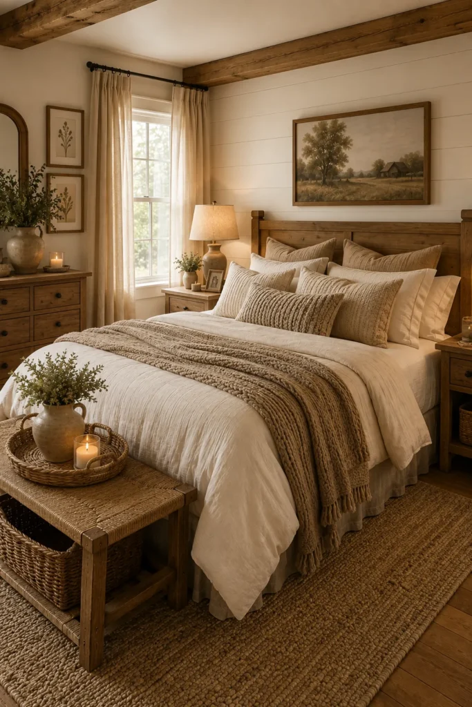 Soft Earth Tone Bedroom Palette