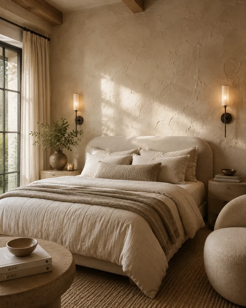 Textured Plaster Accent Wall