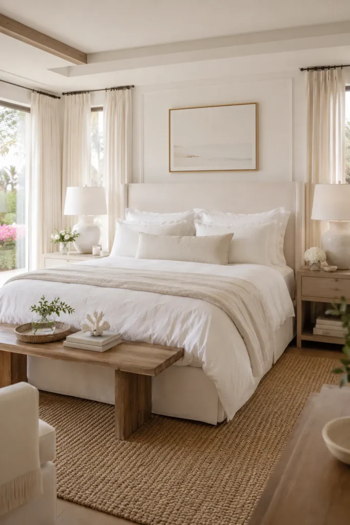 Timeless White Luxury Bedroom