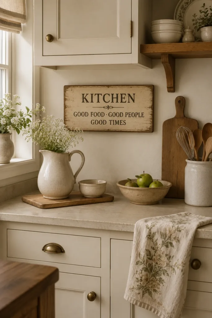 Vintage Kitchen Sign
