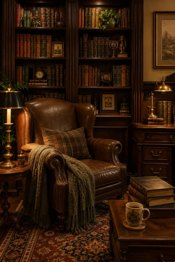 Vintage Library Corner
