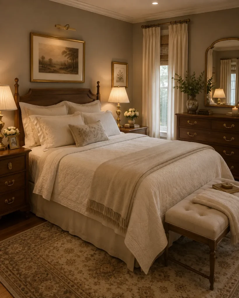 Warm Brass Accents