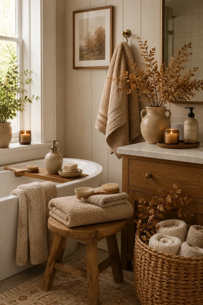 Warm Fall Bathroom