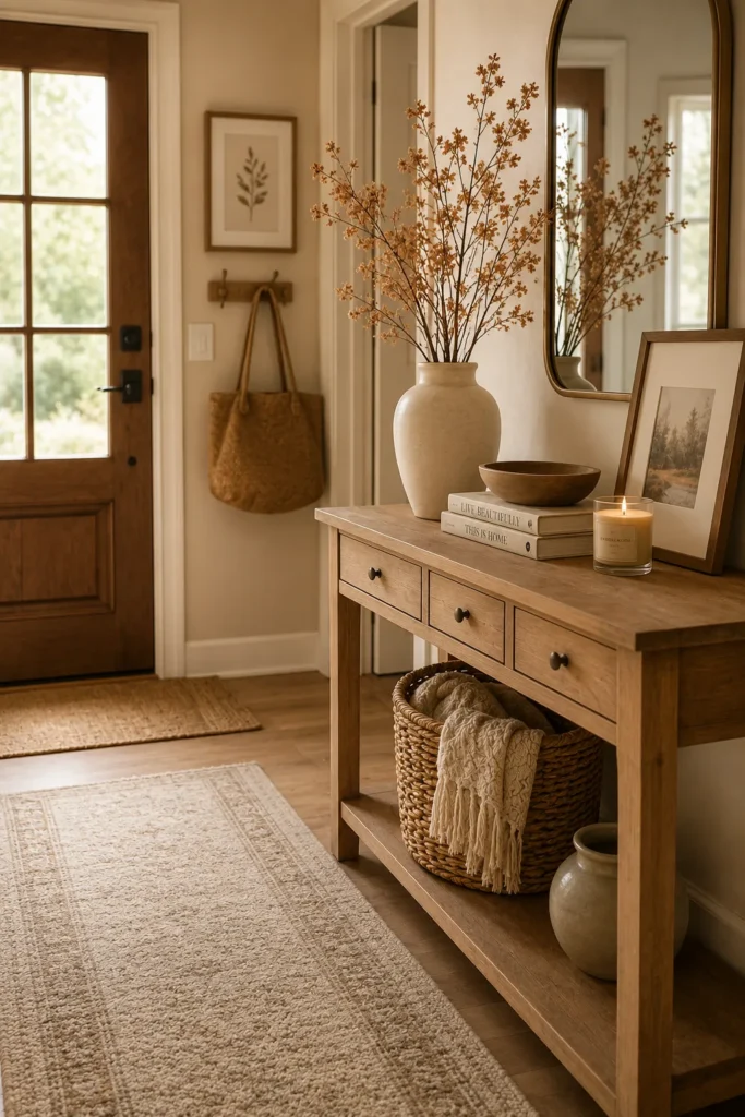 Warm Neutral Entryway