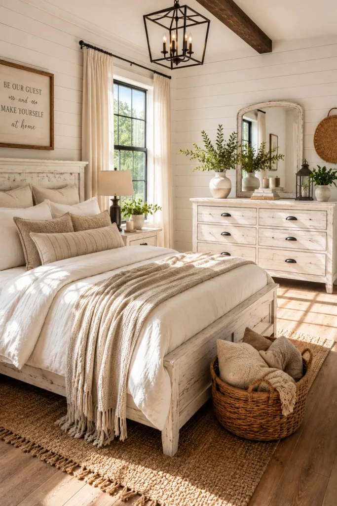 Whitewashed Wood Furniture for a Bright Look