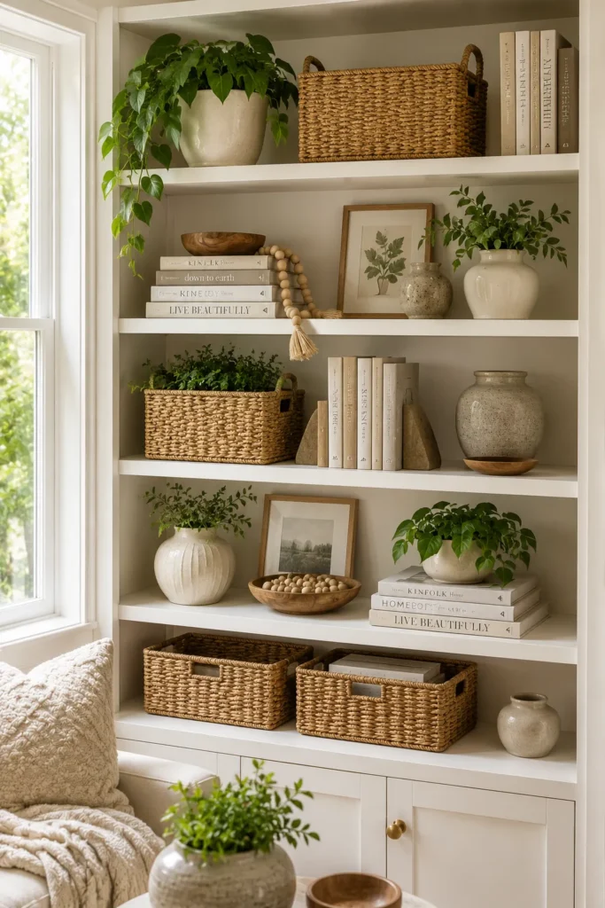 Woven Baskets for Hidden Storage and Style