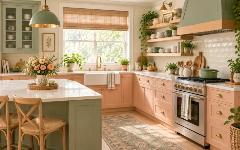 Peach Fuzz Kitchen Ideas