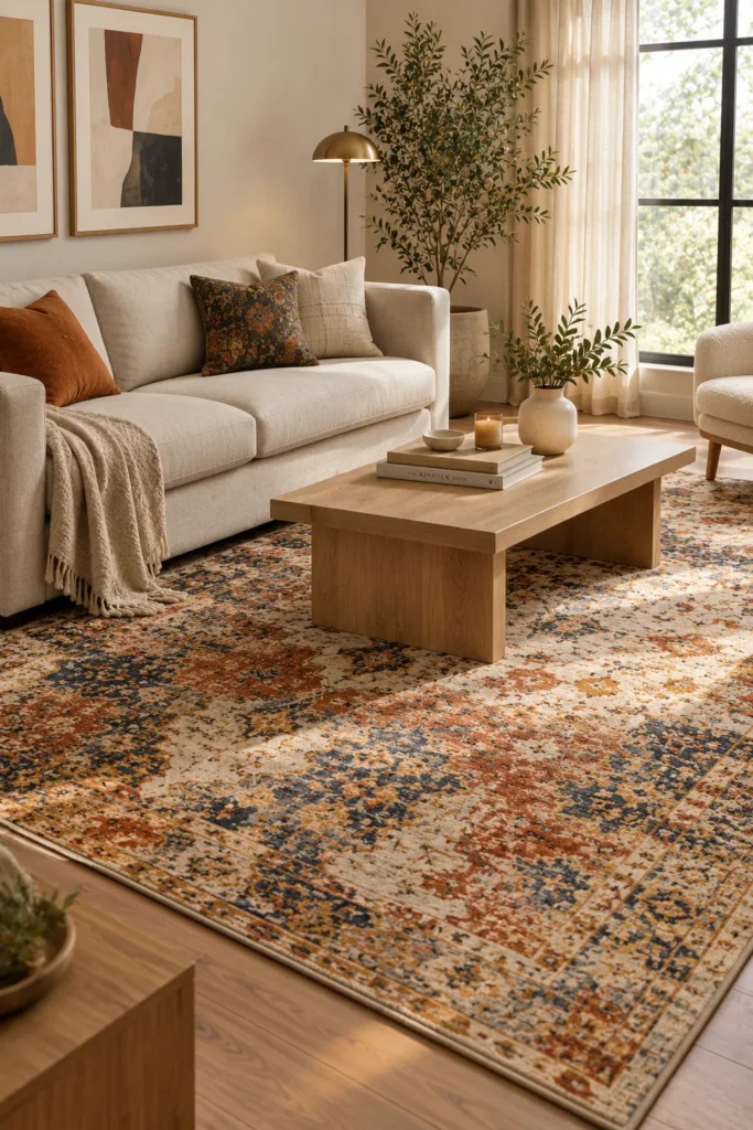 Bold Color Accent Rug