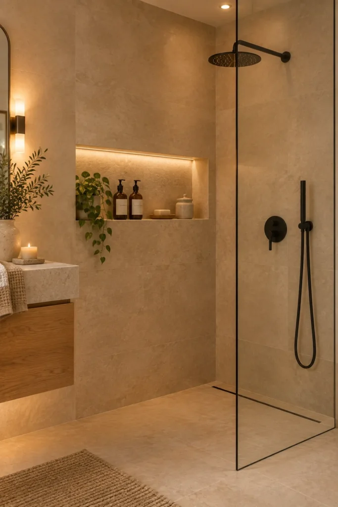 Built-In Shower Niche