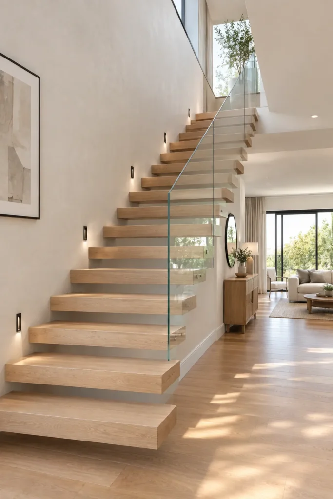 Cantilevered Staircase