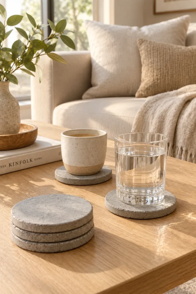 Concrete Coaster Set