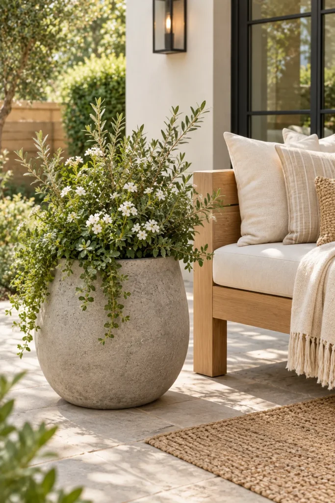 Concrete Flower Pot